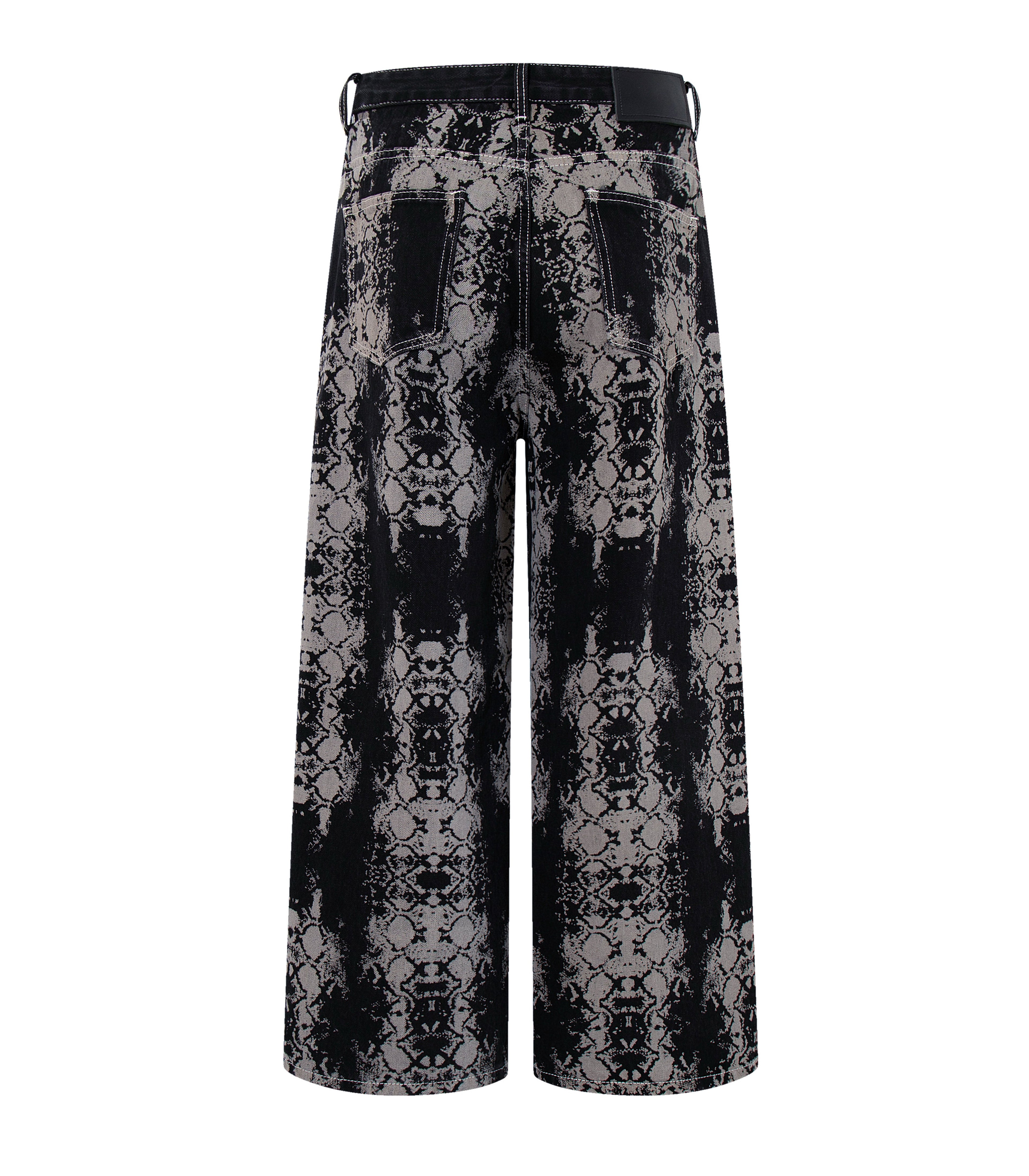 SNAKESKIN DENIM