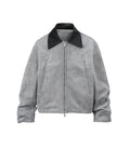 GREY SUEDE WORK JACKET