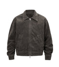 BROWN SUEDE WORK JACKET