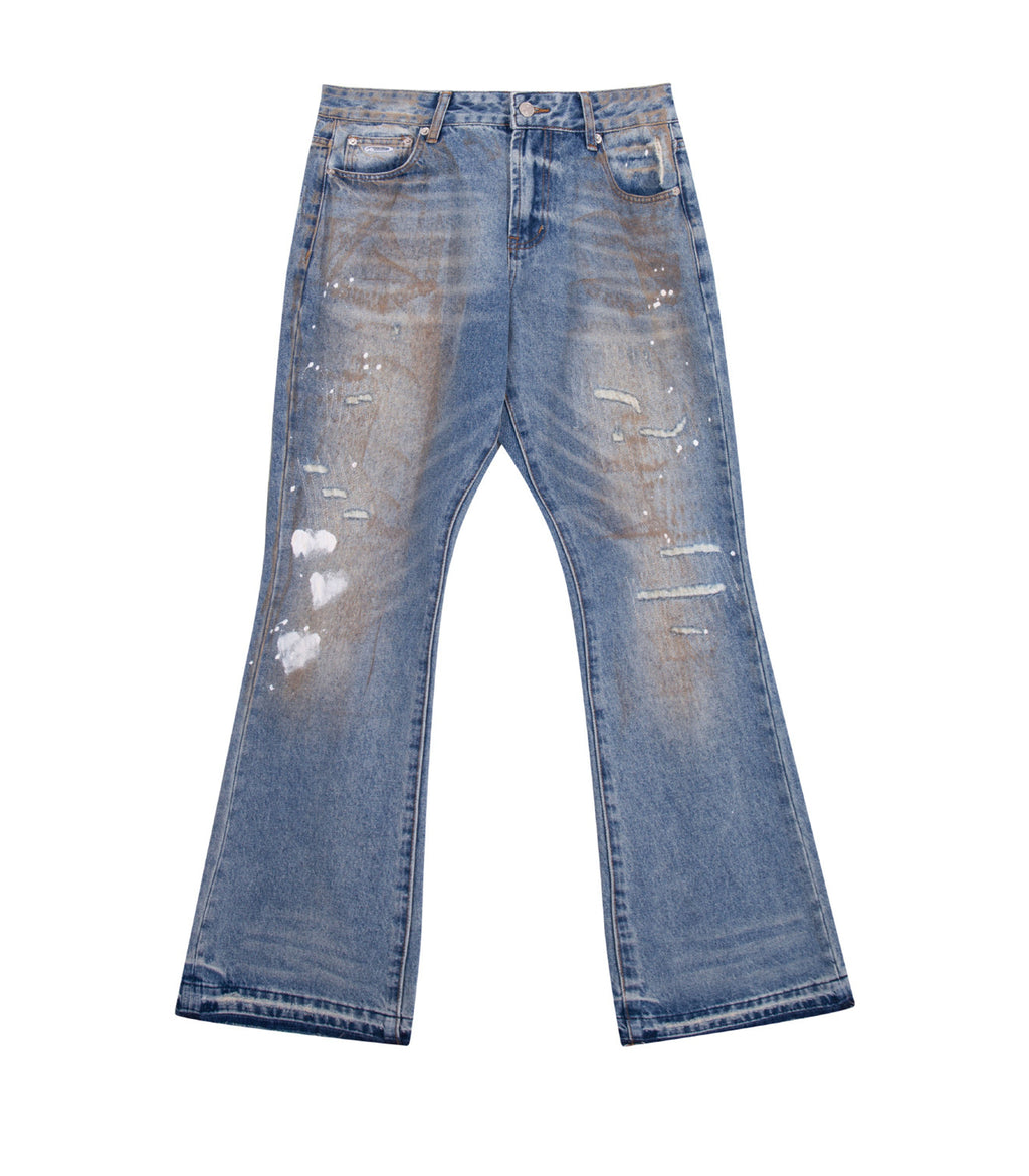 DIRT FLARE DENIM