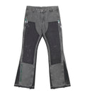 GREY SPLIT PAINTERS DENIM