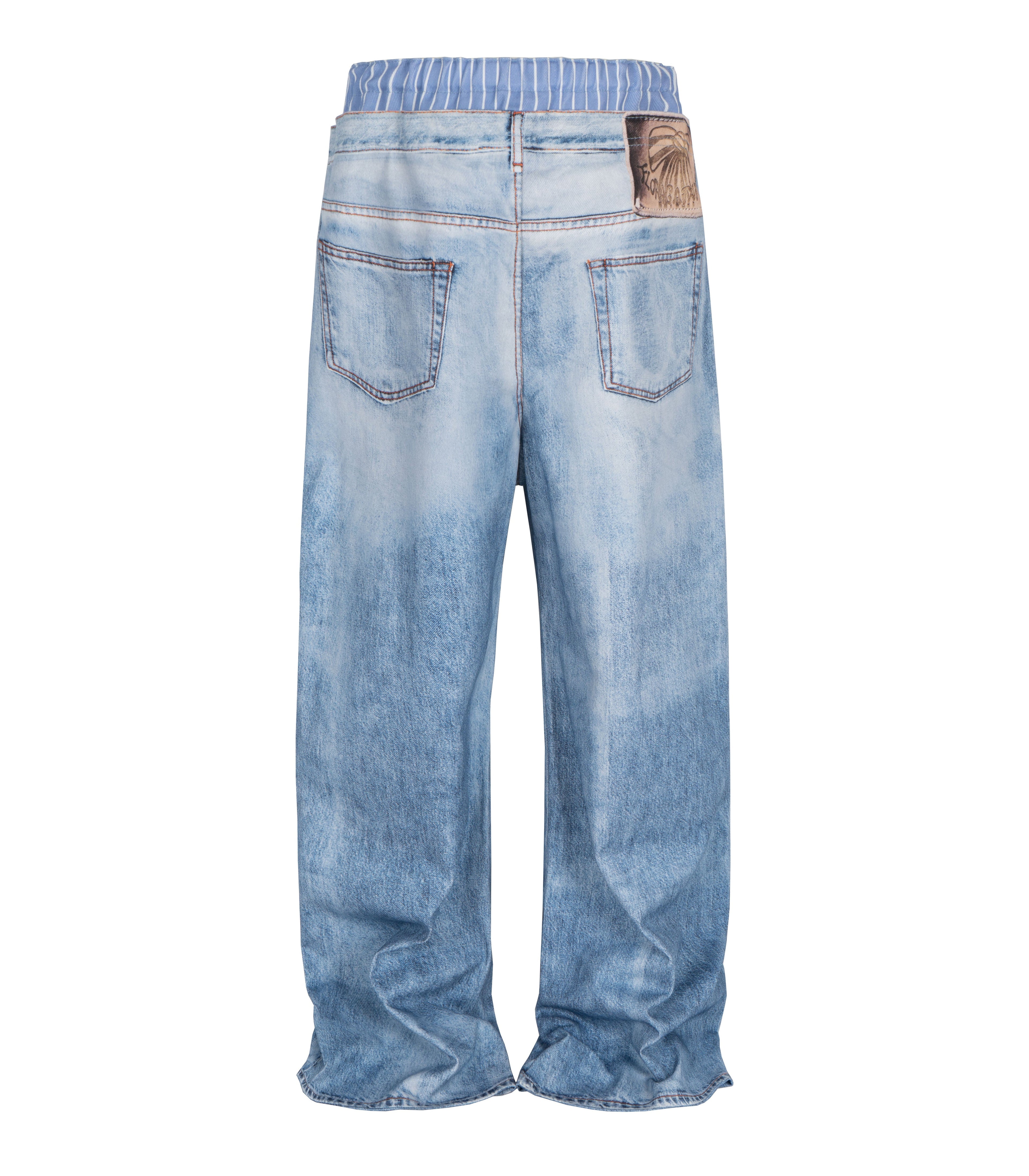 CONTRAST BOXER DENIM