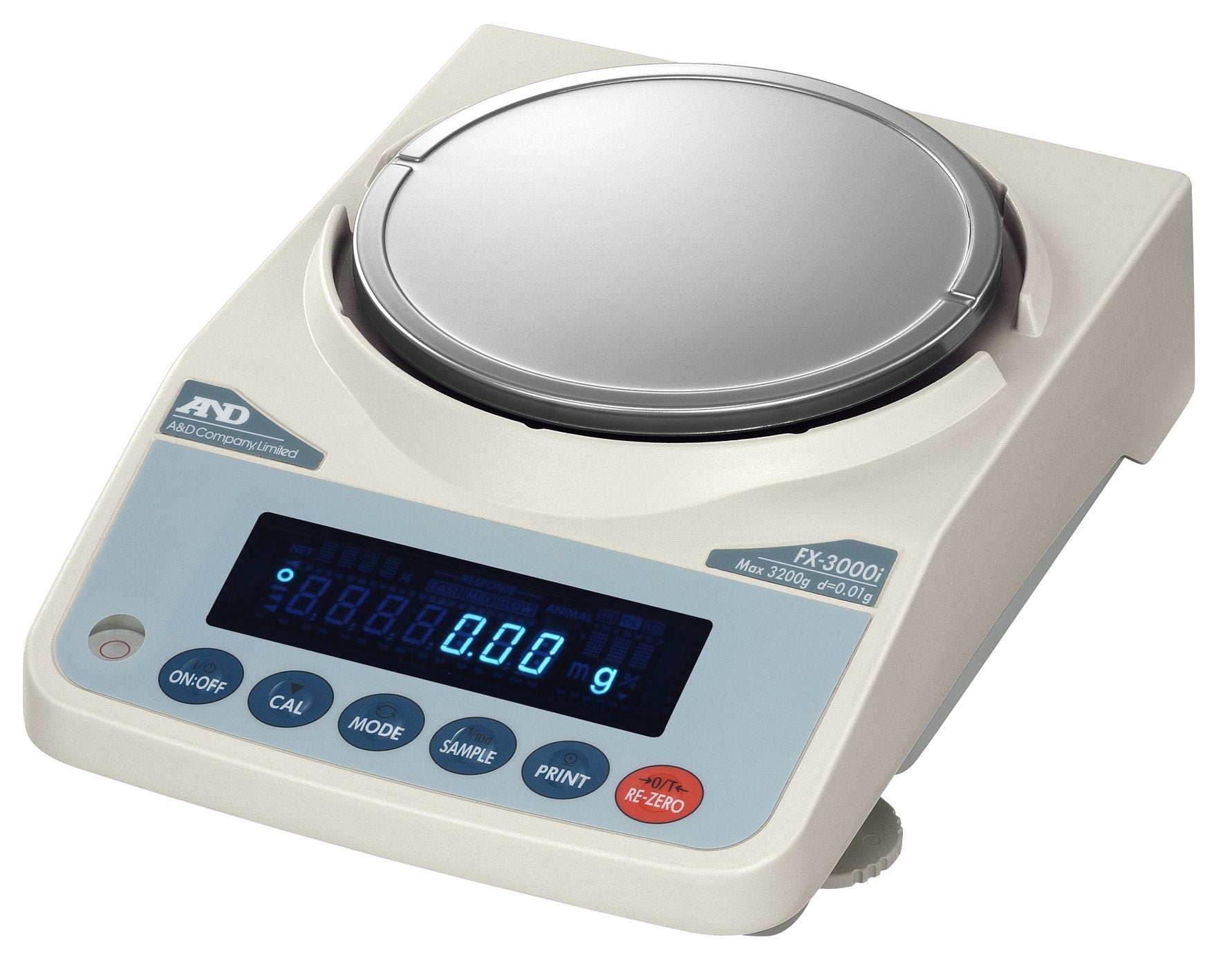 A&D Weighing FX-2000iNC Precision Balance (Replaced by FX-2202N), 2200 g x 0.01 g