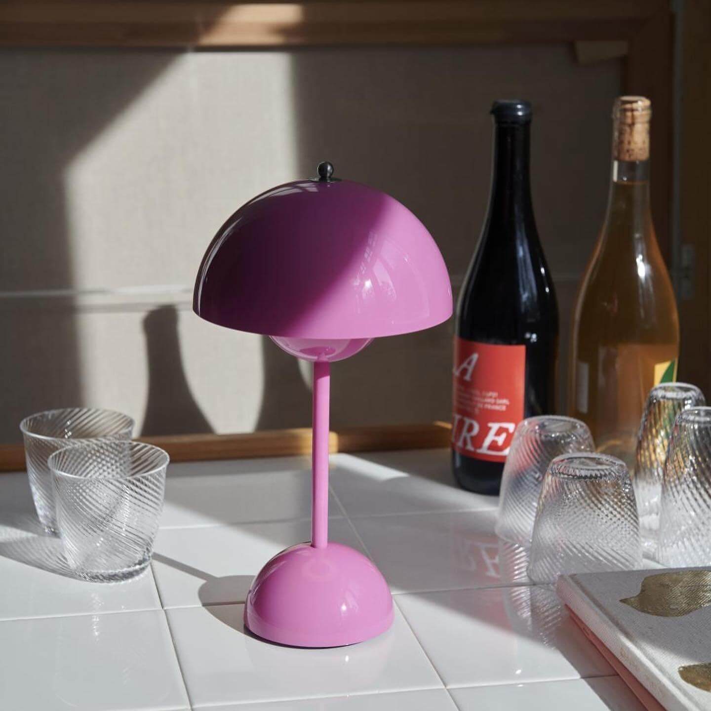 Flowerpot Charging Table Lamp
