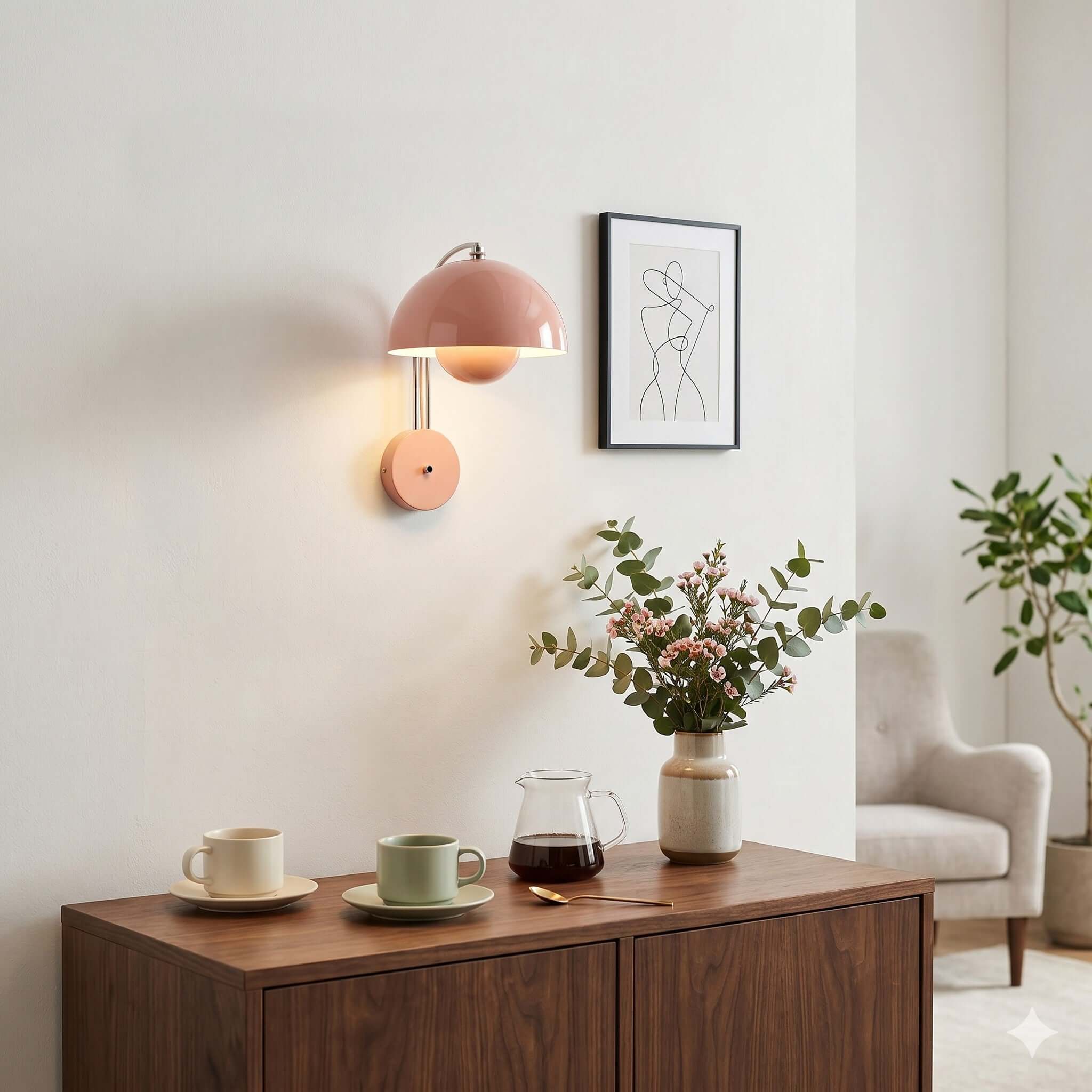 Flowerpot Wall Lamp