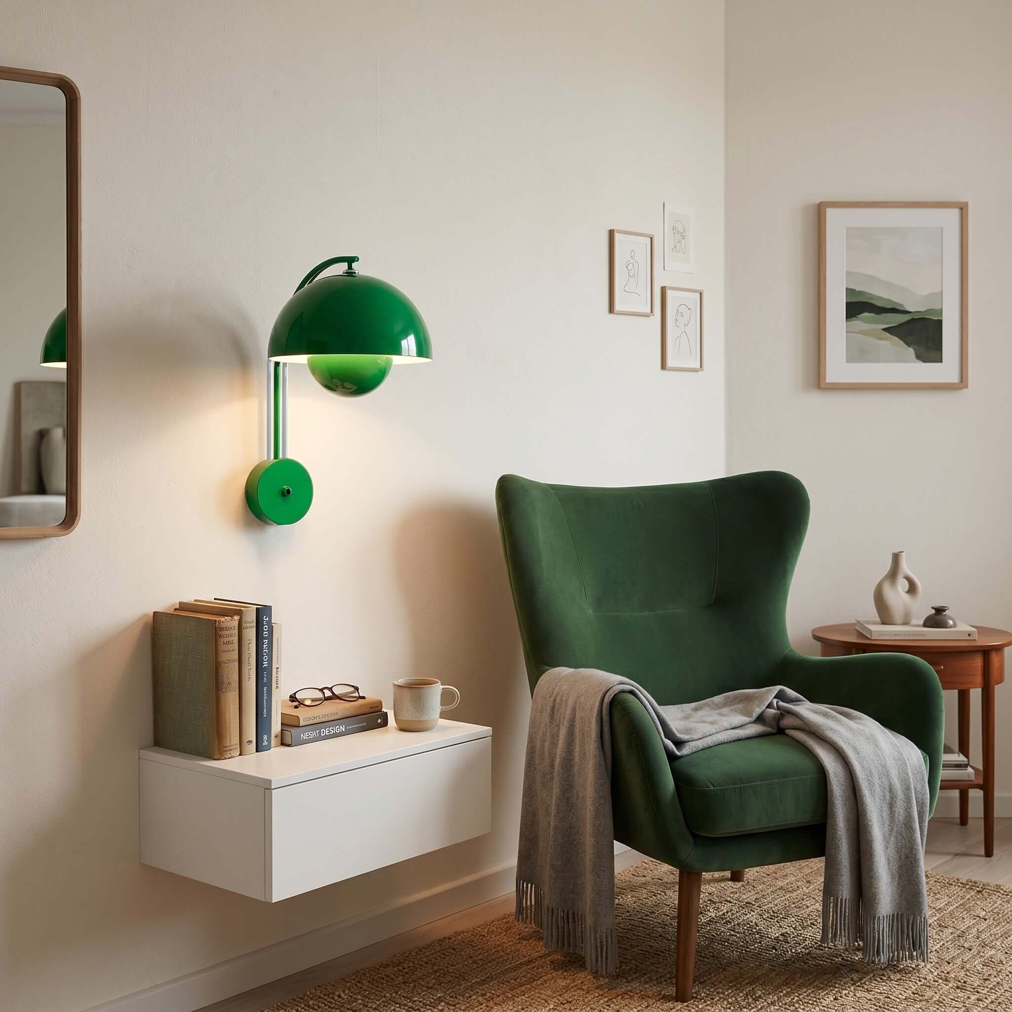 Flowerpot Wall Lamp