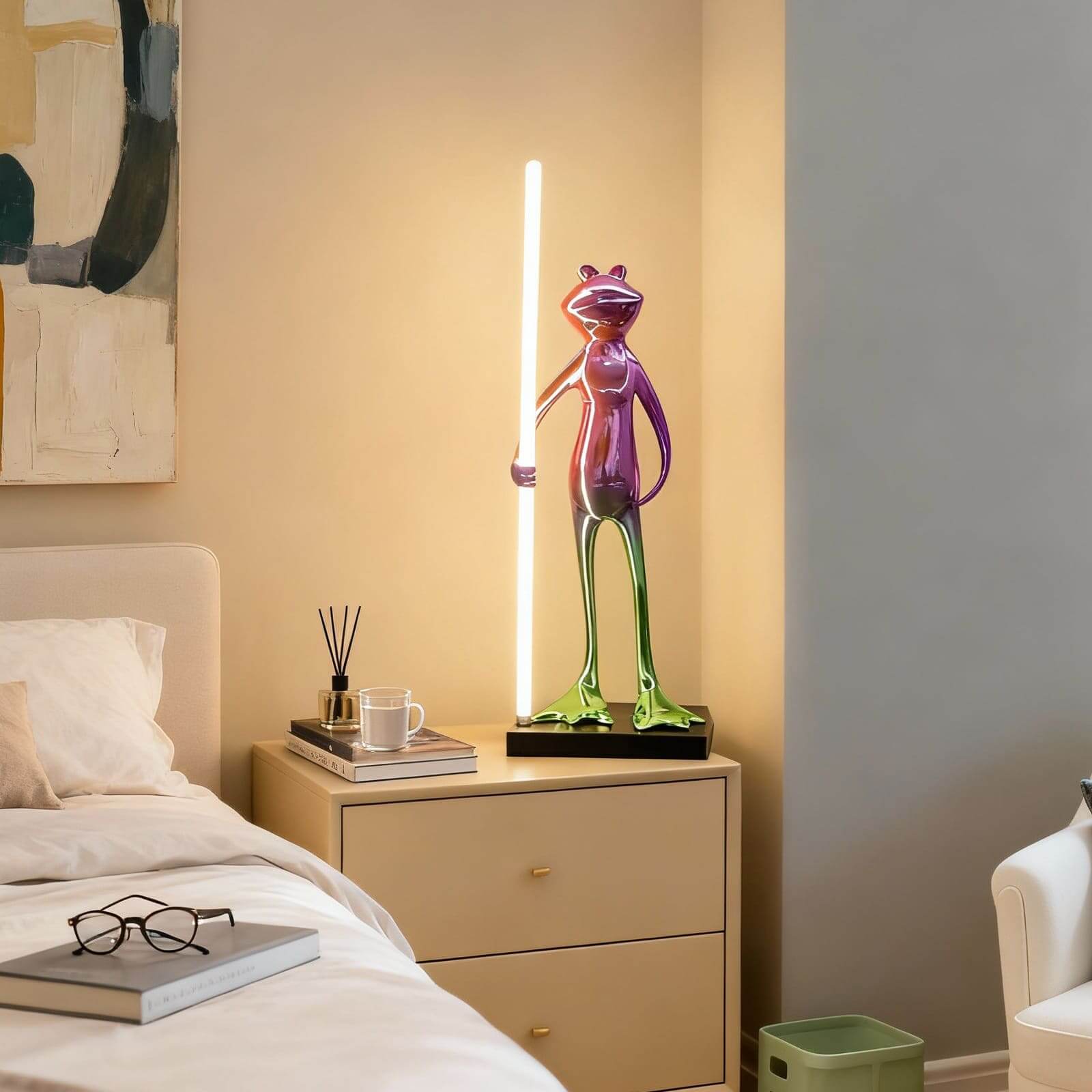 Frogman Sculpture Table Lamp