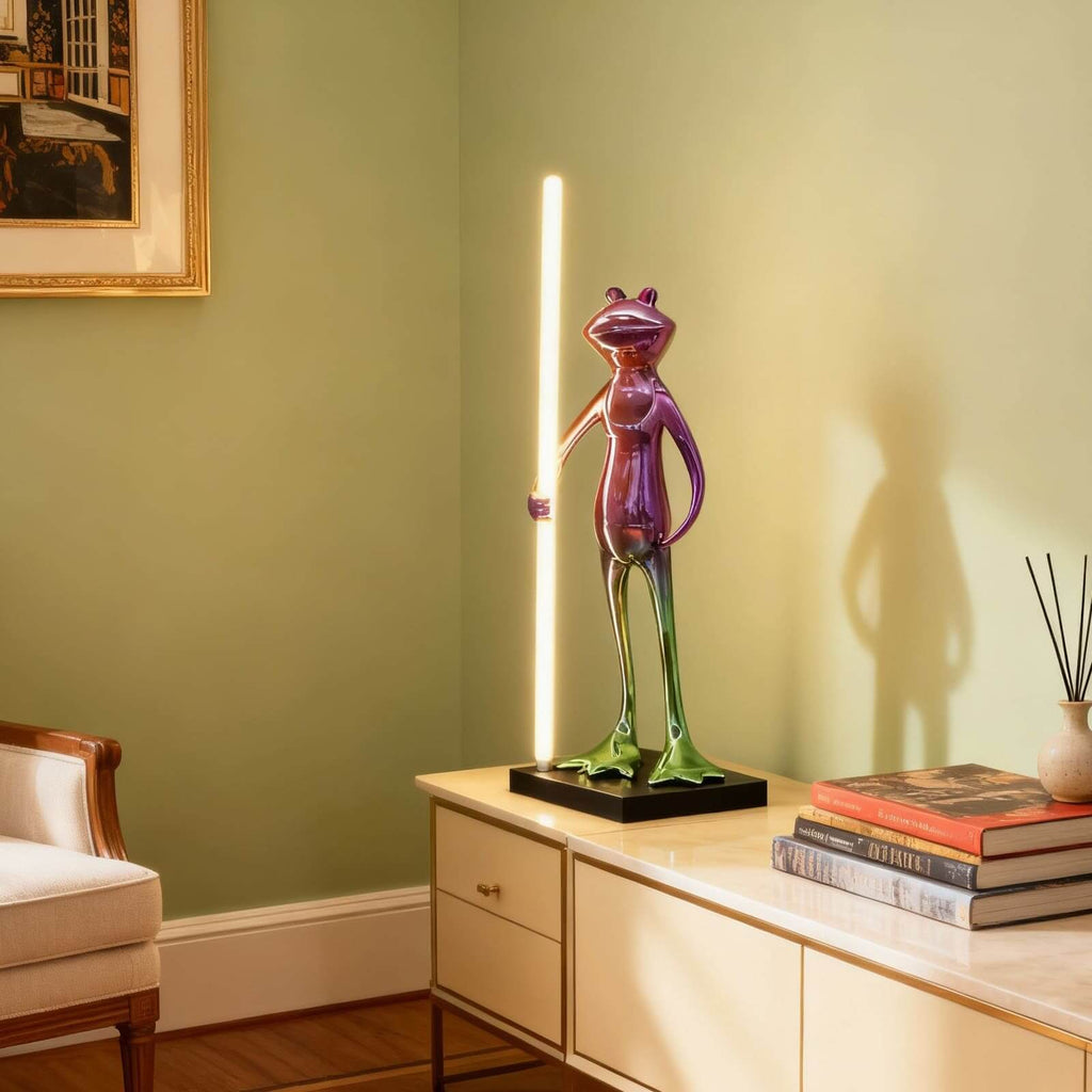 Frogman Sculpture Table Lamp