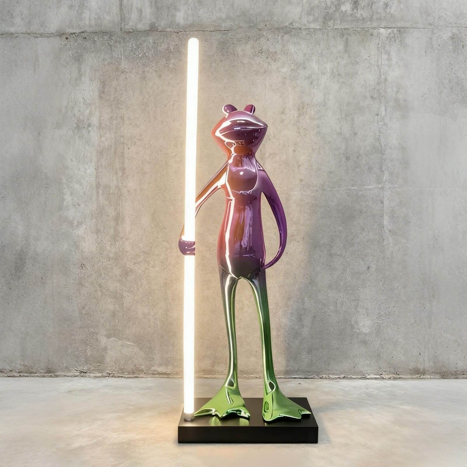 Frogman Sculpture Table Lamp