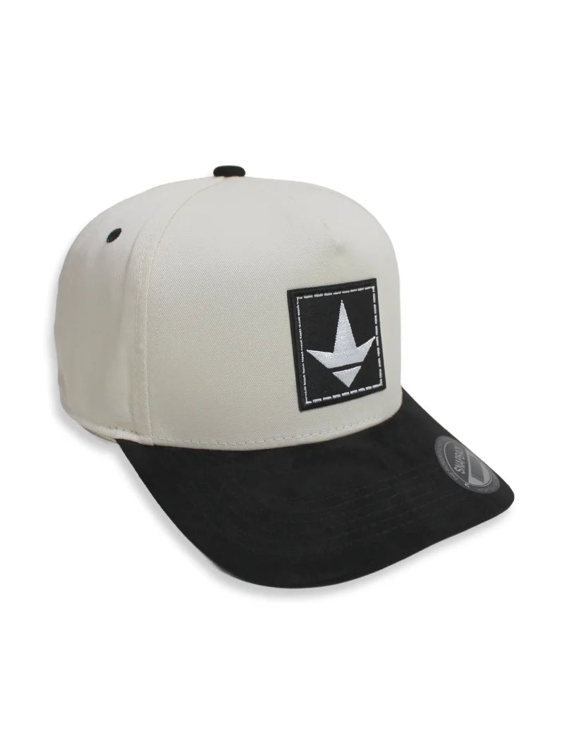 Logo Suede Bill Snapback Hat