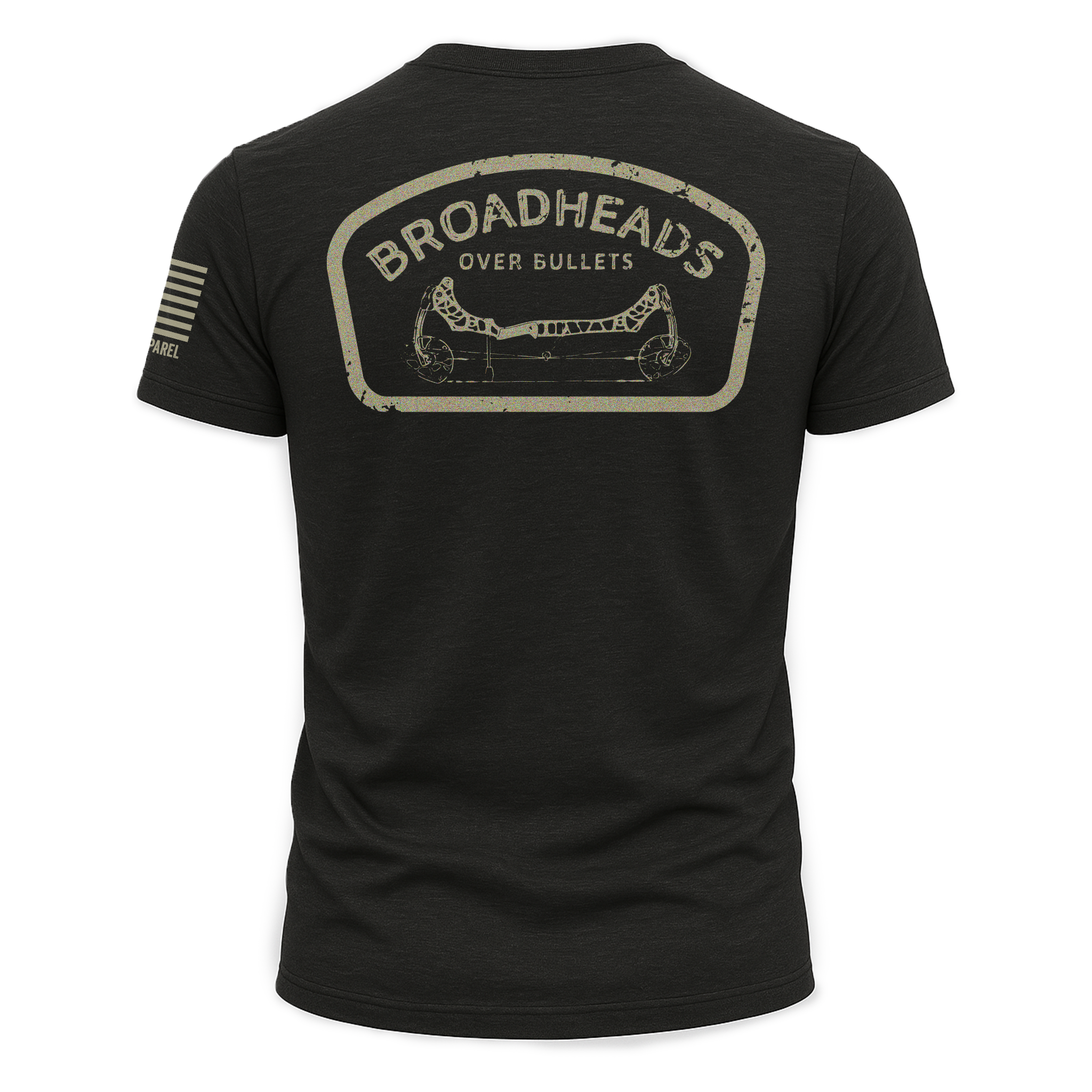 "Broadheads Over Bullets" Tee - Black