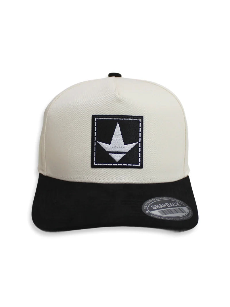 Logo Suede Bill Snapback Hat