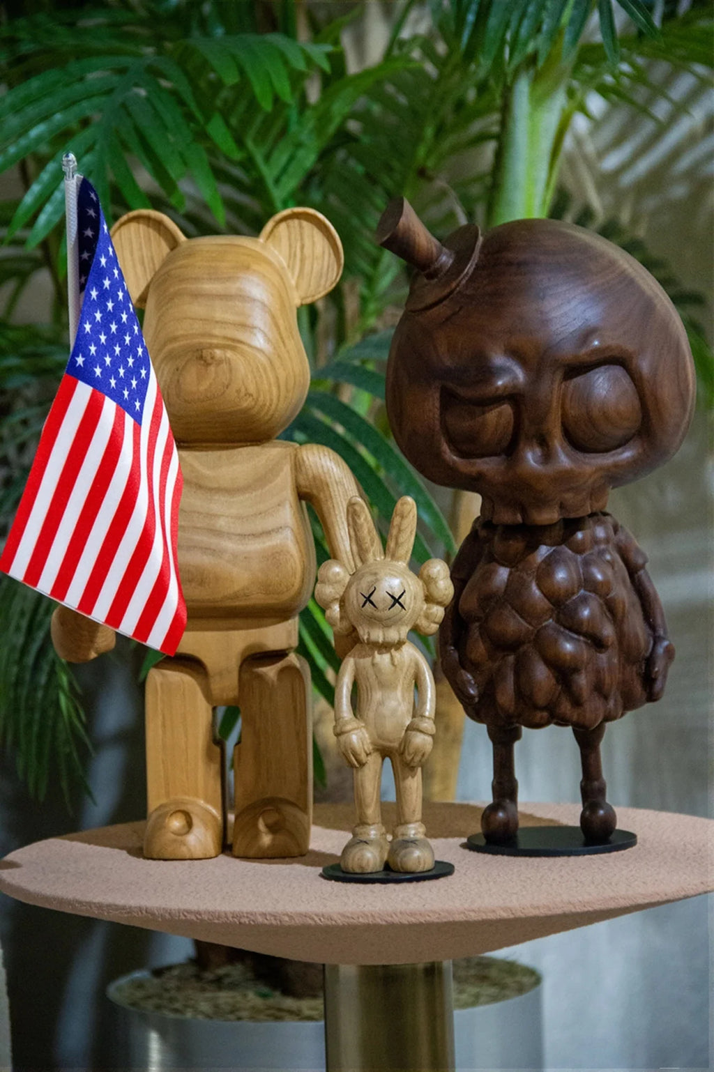 Handcrafted Tycoco Wooden Sculpture - 15" Tall