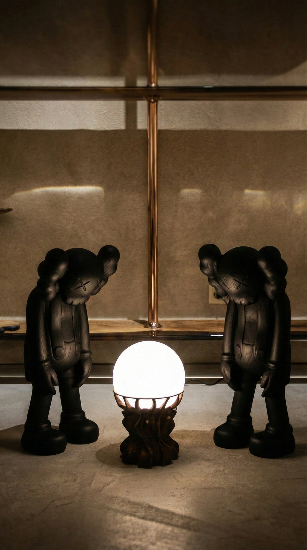 Handcrafted Solid Wood Table Lamp