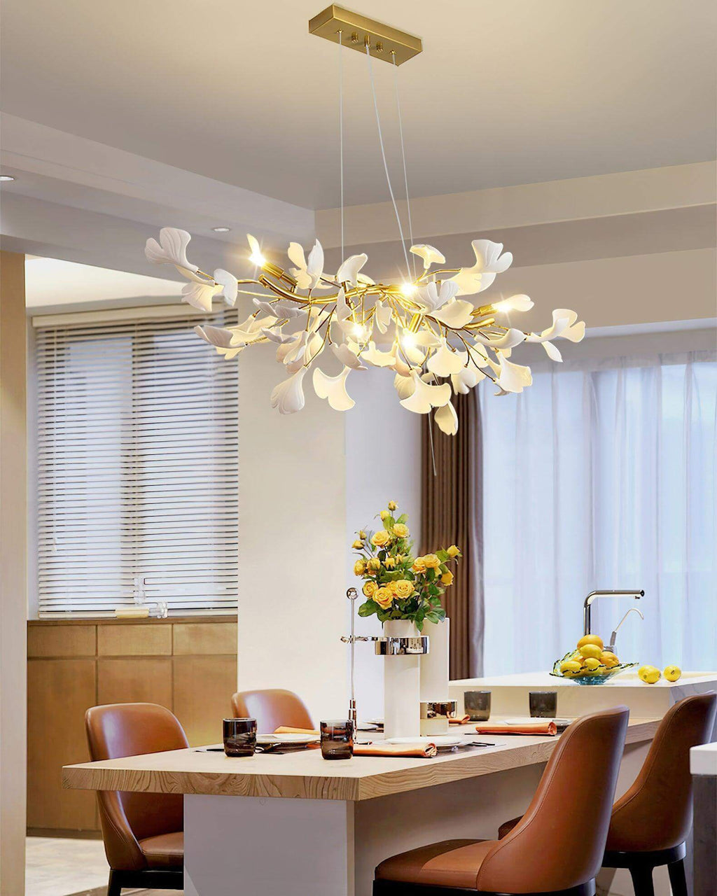 Gingko Chandelier Style B
