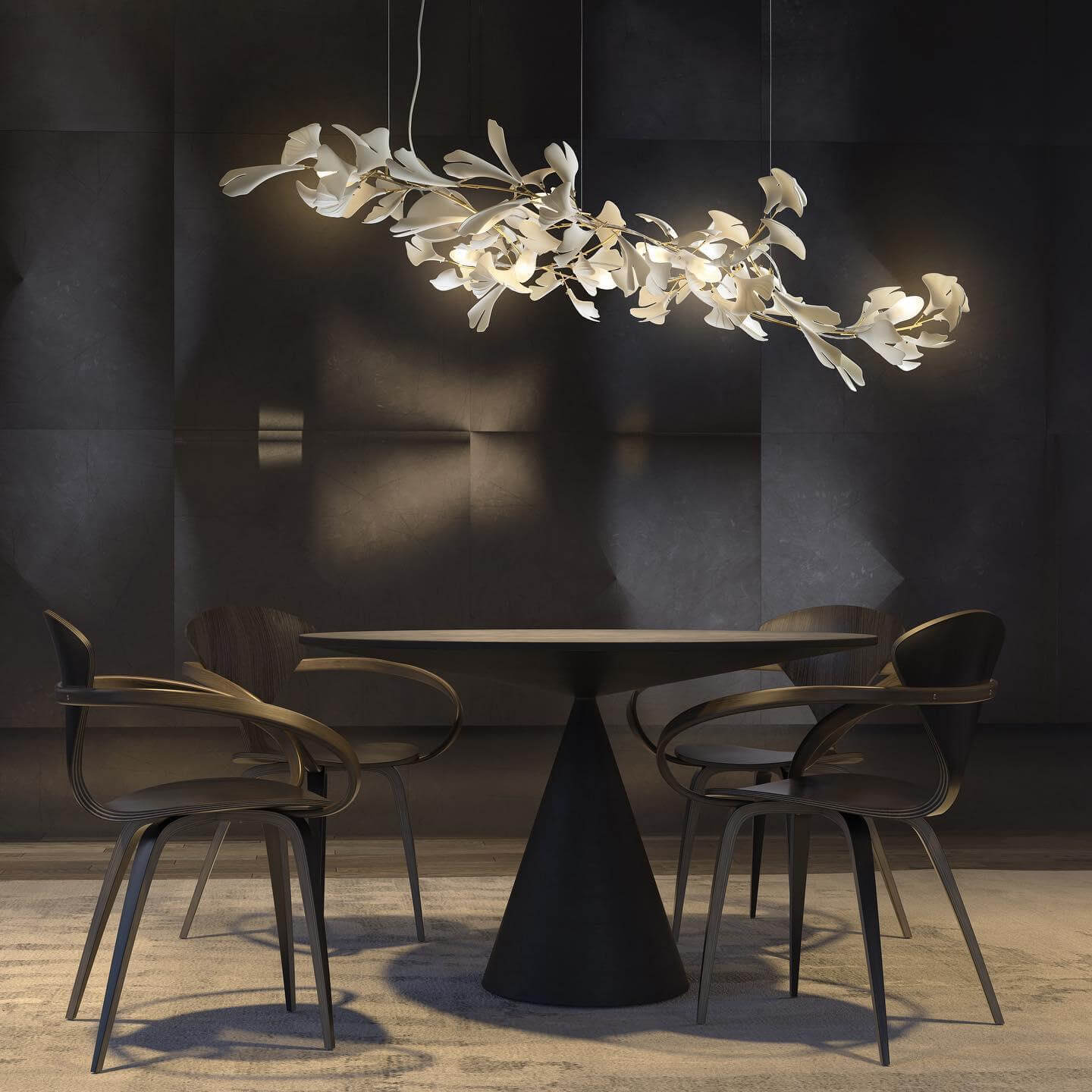 Gingko Chandelier Style B