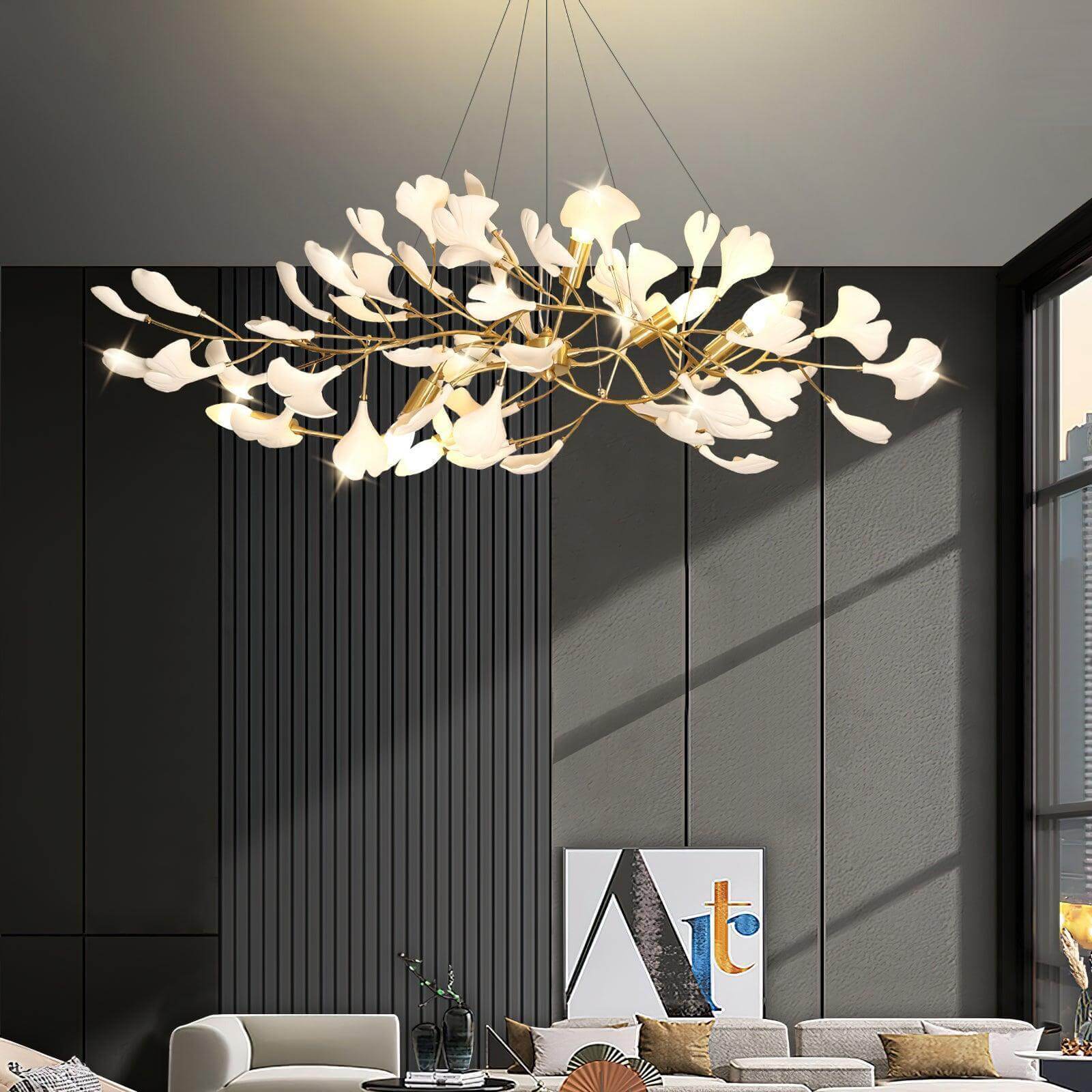 Gingko Chandelier Style C