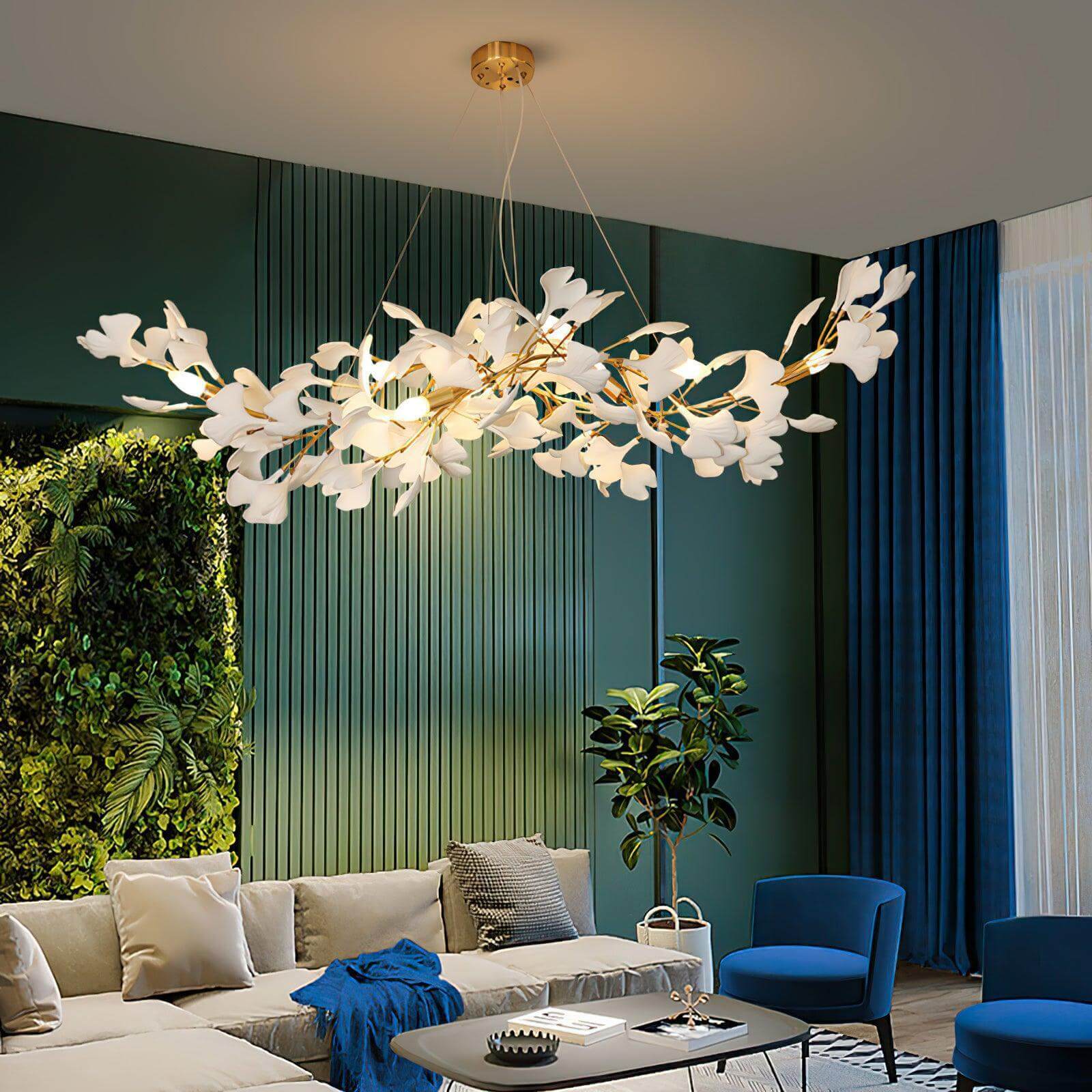 Gingko Chandelier Style C