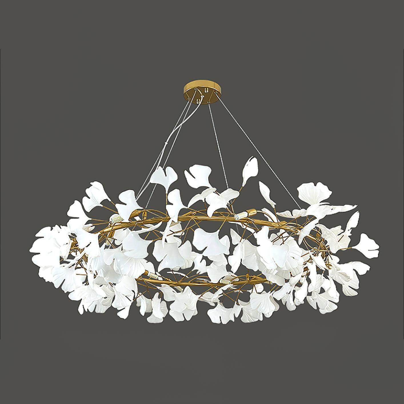 Gingko Chandelier Style D