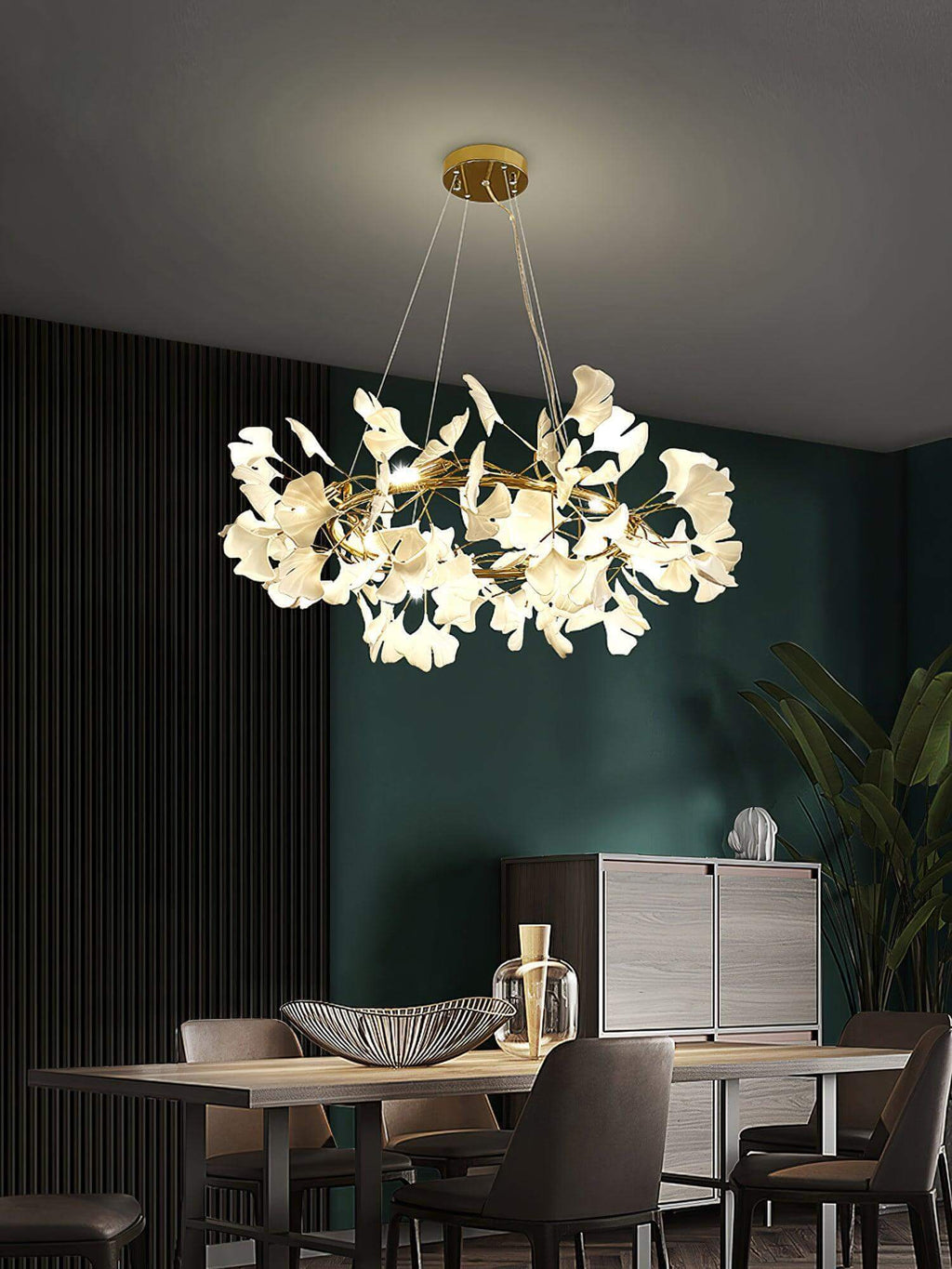 Gingko Chandelier Style D