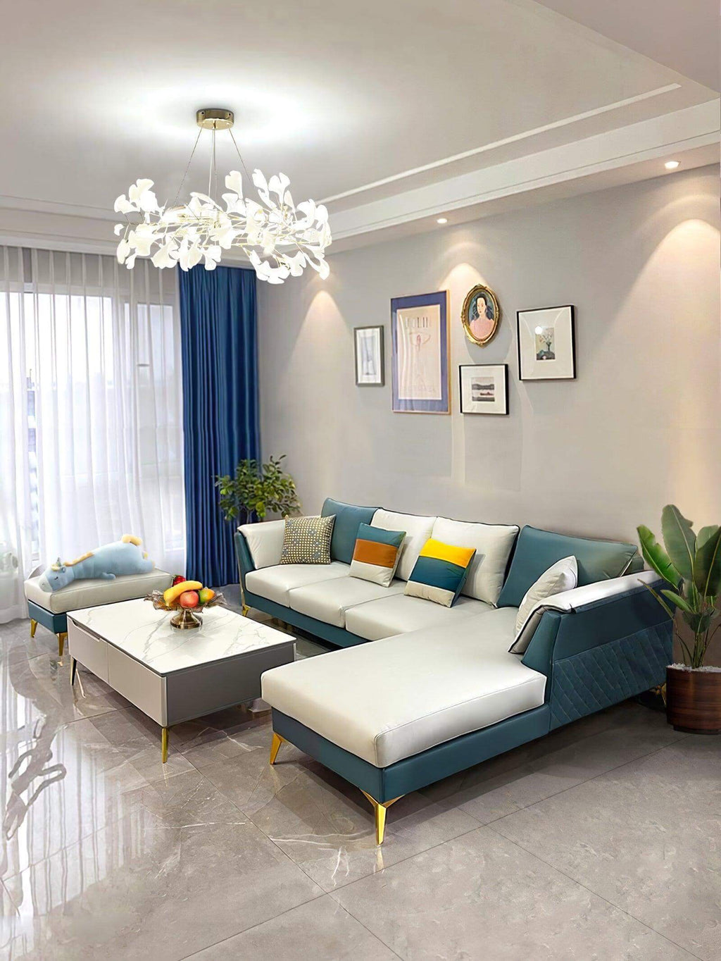 Gingko Chandelier Style D