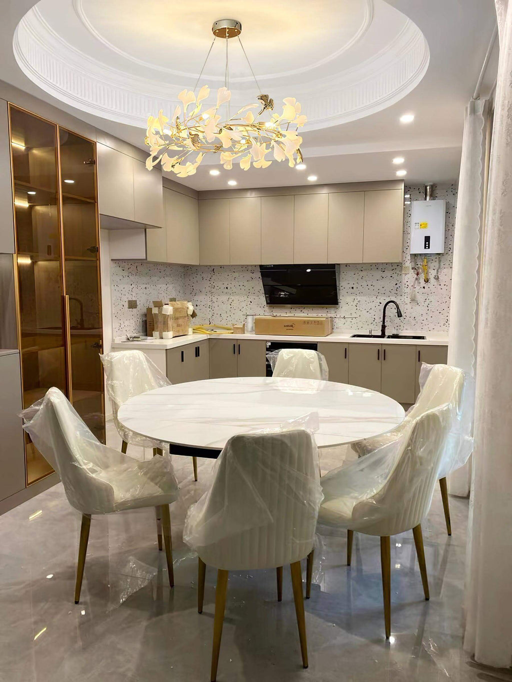 Gingko Chandelier Style D