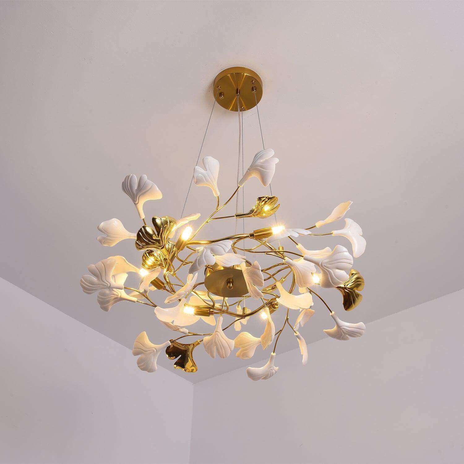 Gingko Chandelier Style D