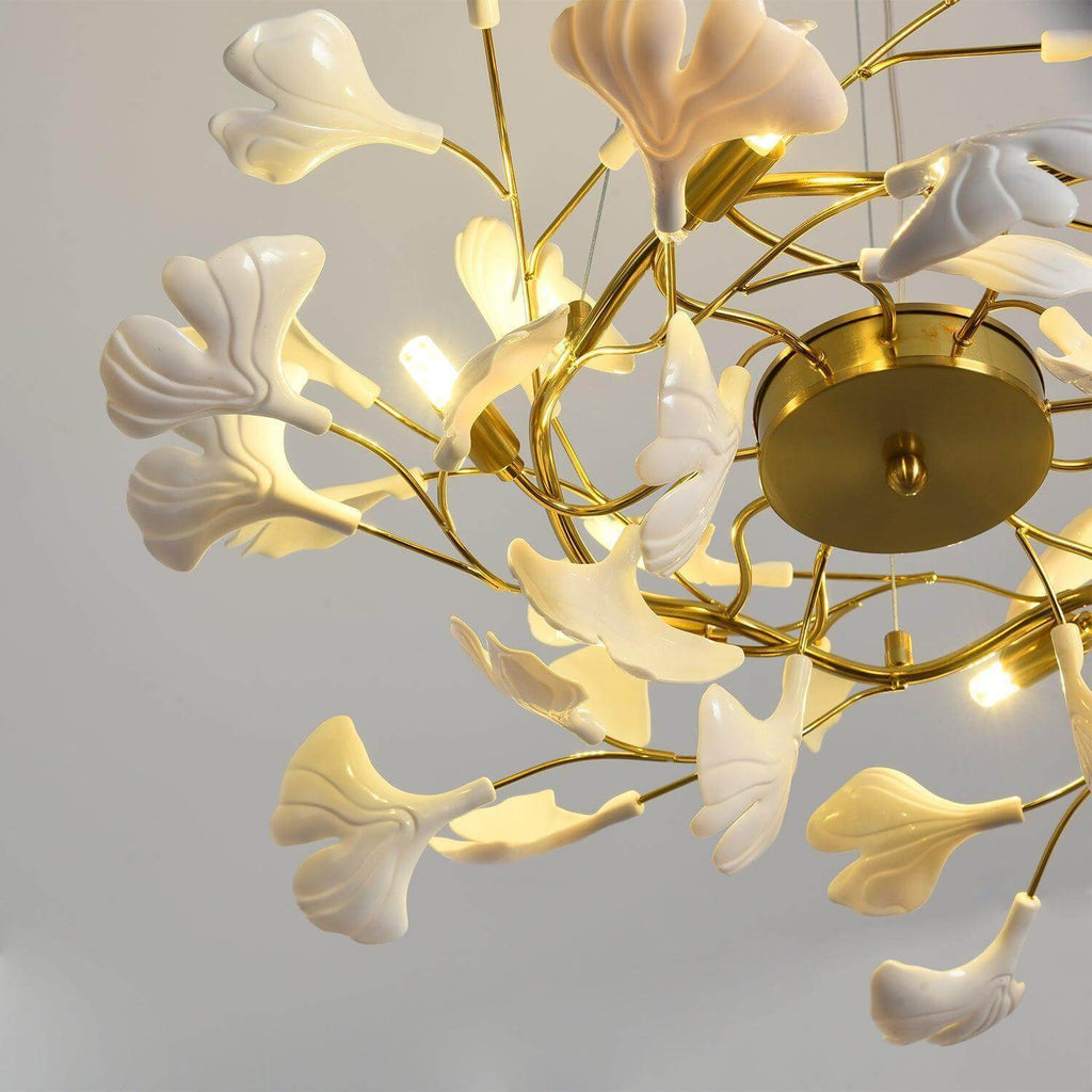 Gingko Chandelier Style D