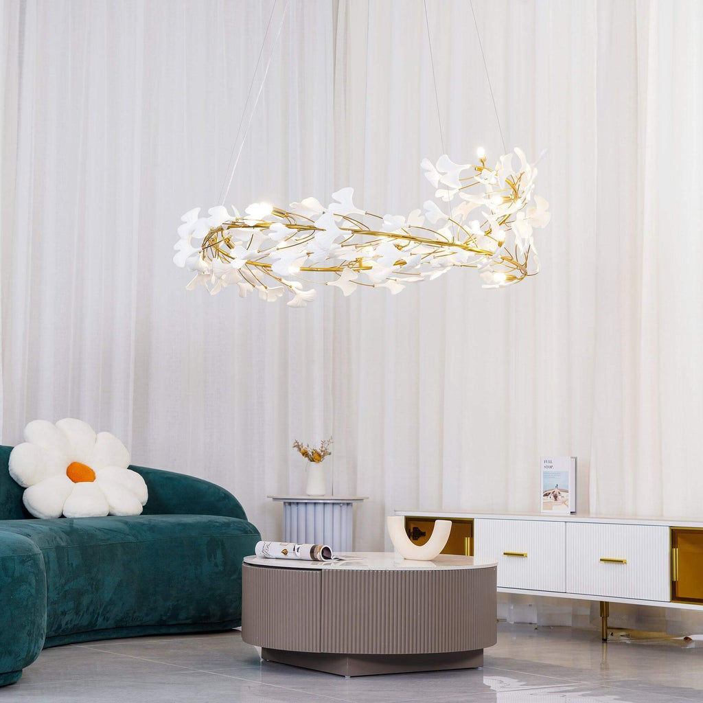 Gingko Chandelier Style E