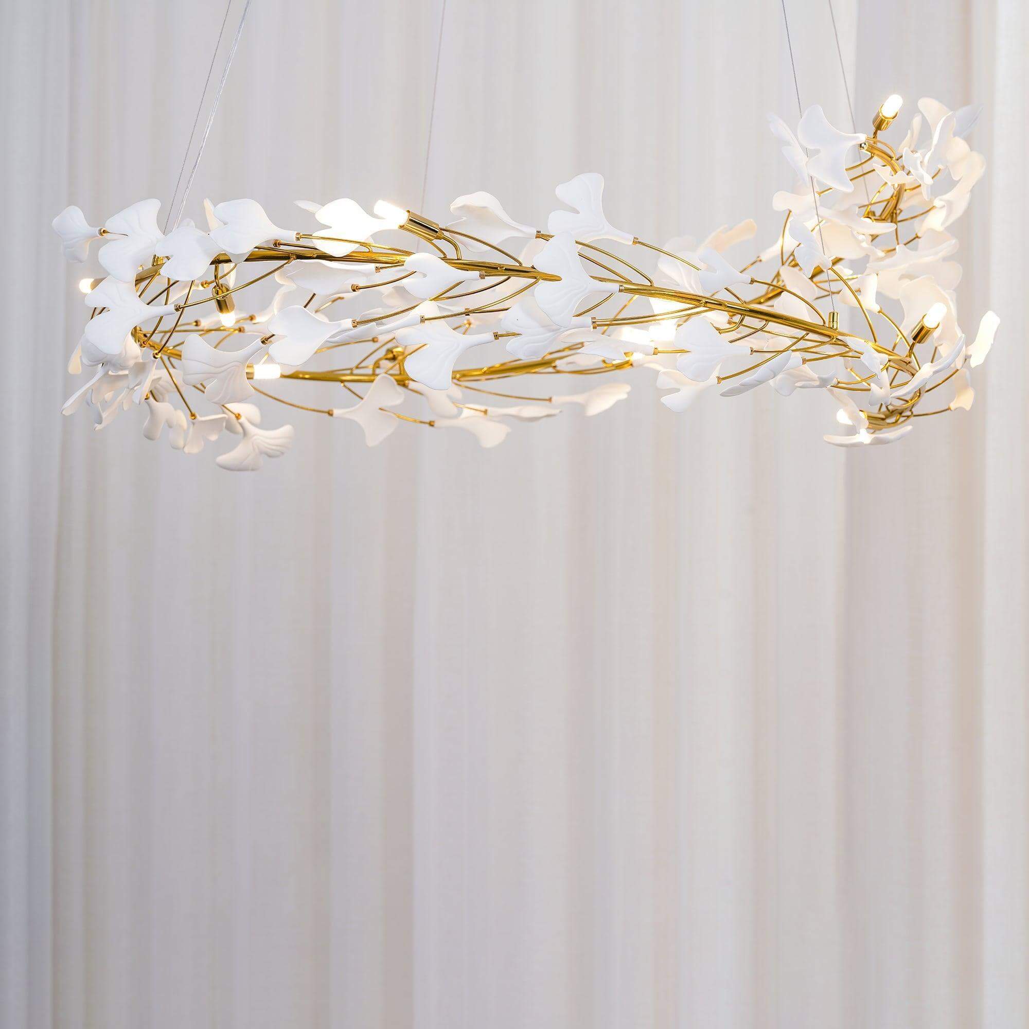 Gingko Chandelier Style E