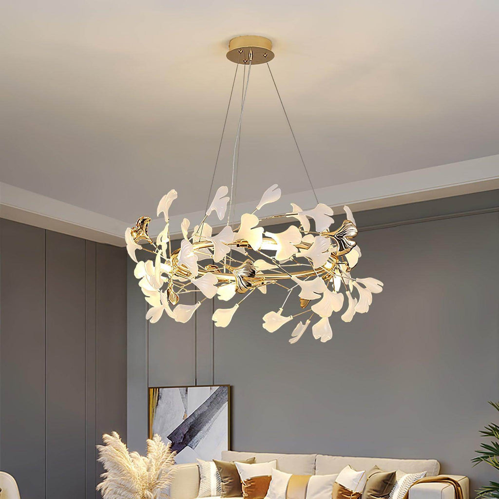 Gingko Chandelier Style E