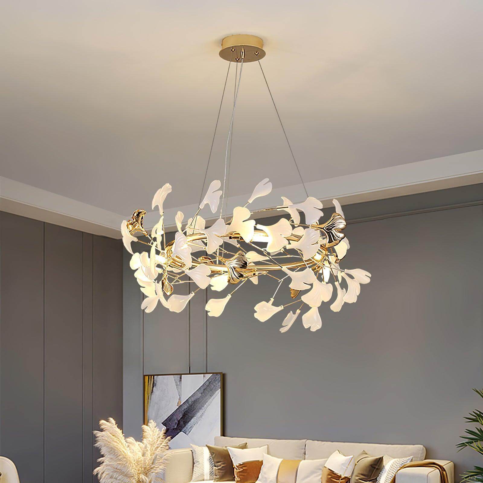 Gingko Chandelier Style E