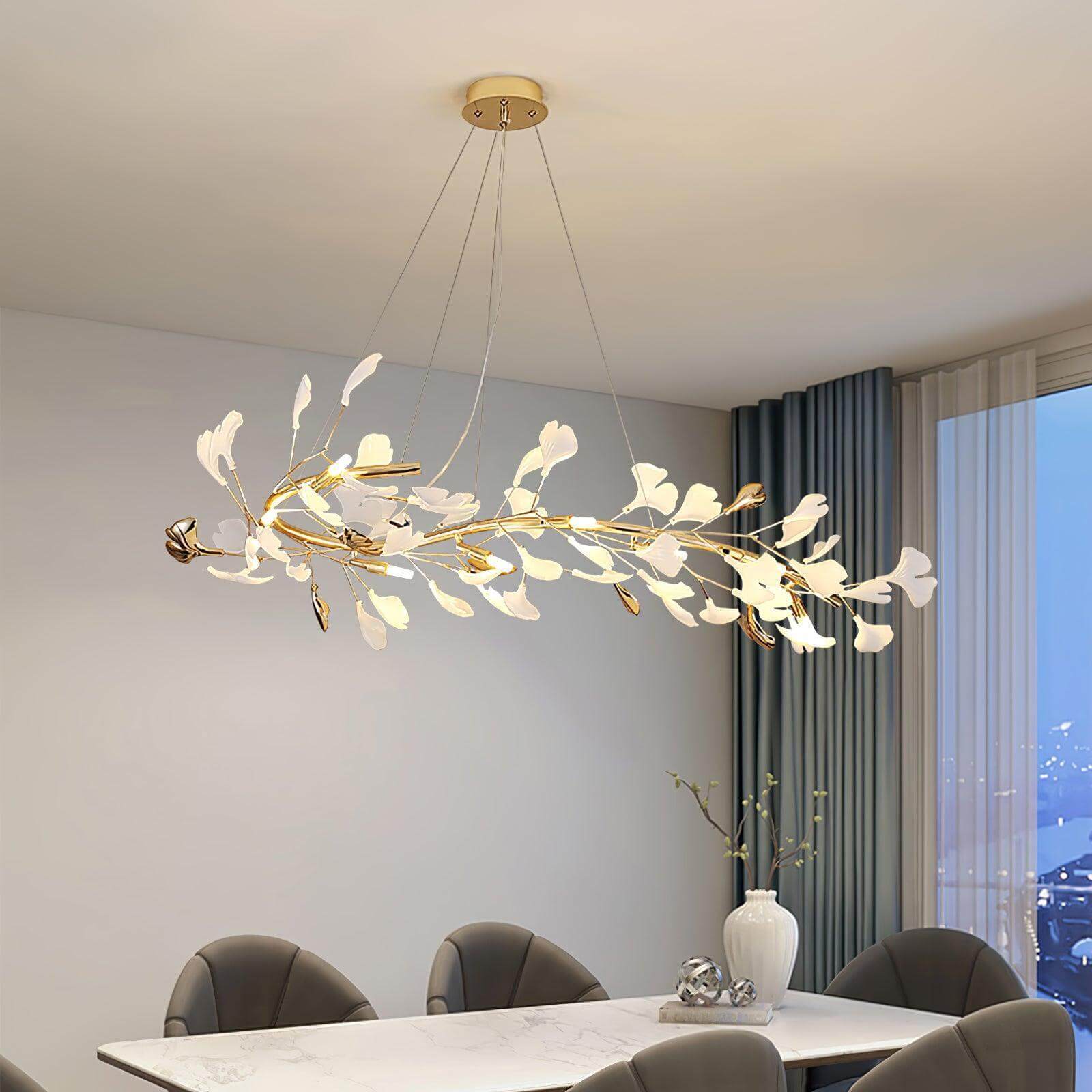 Gingko Chandelier Style E