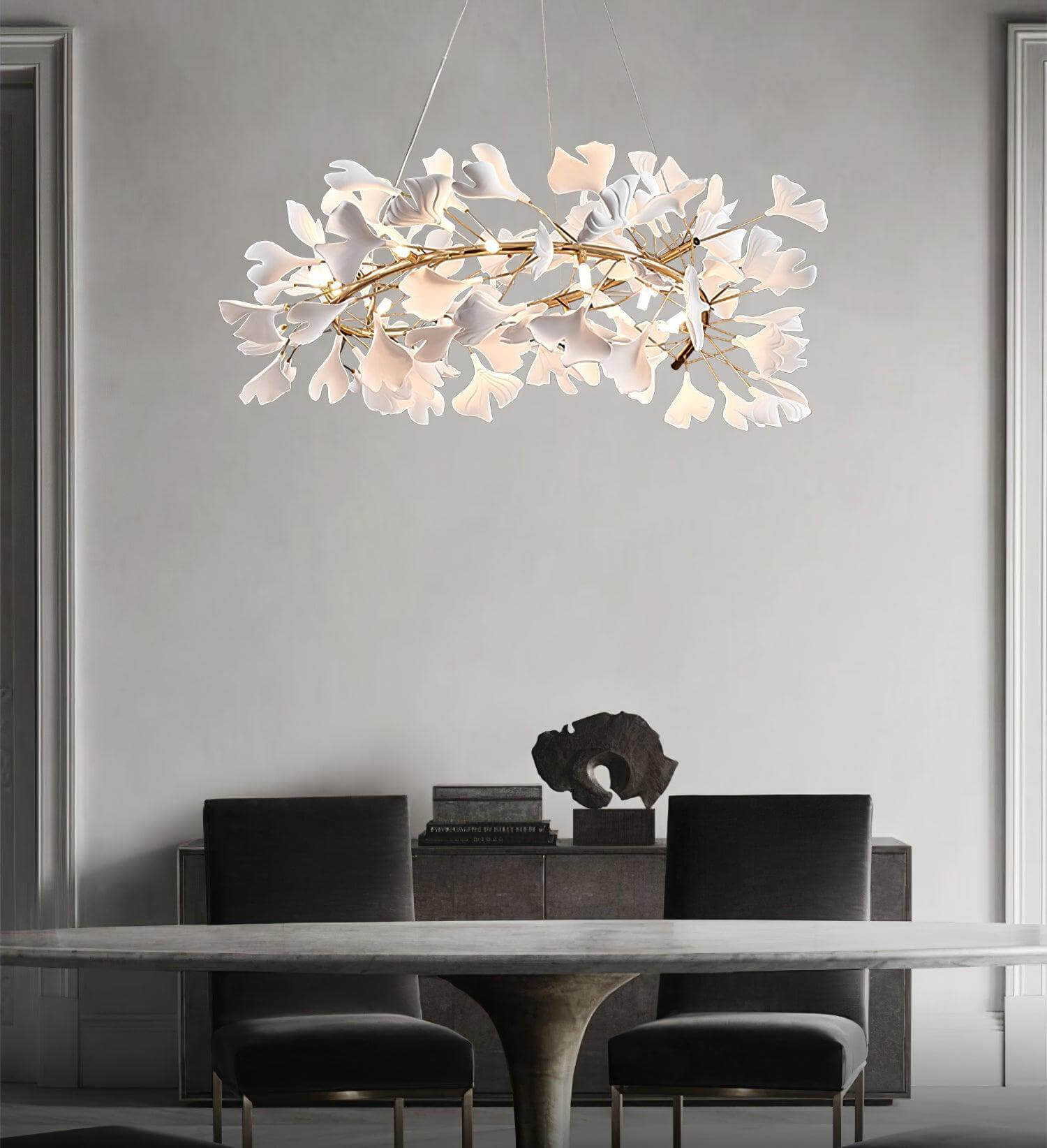 Gingko Chandelier Style E