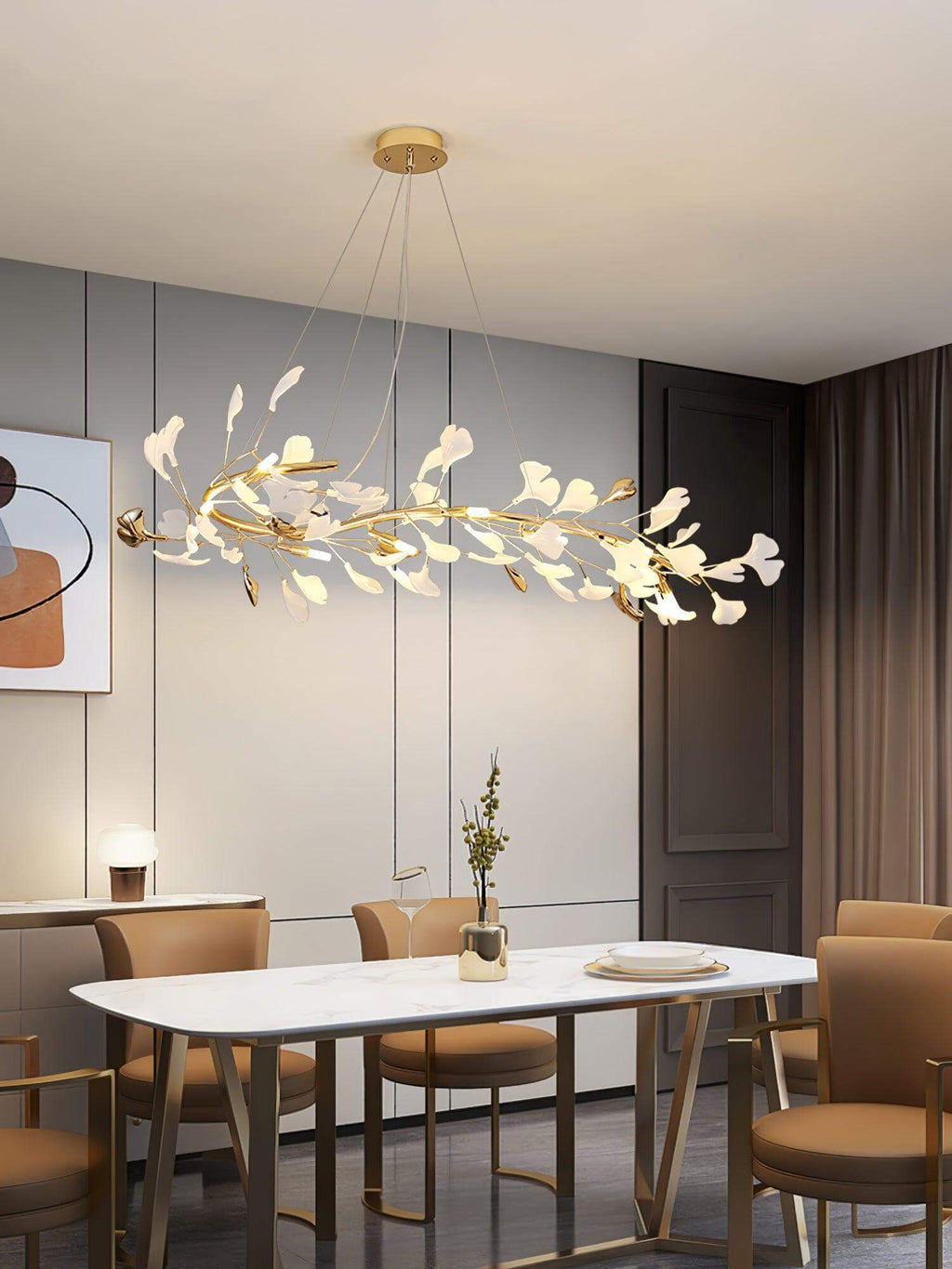 Gingko Chandelier Style E