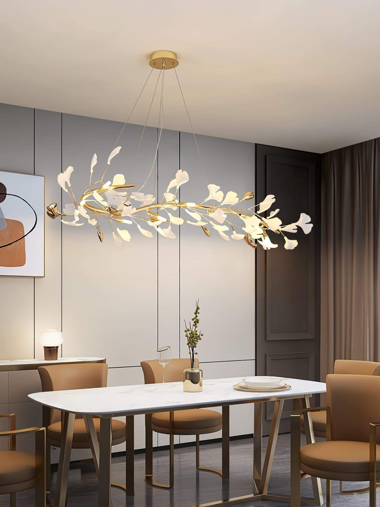 Gingko Chandelier Style E