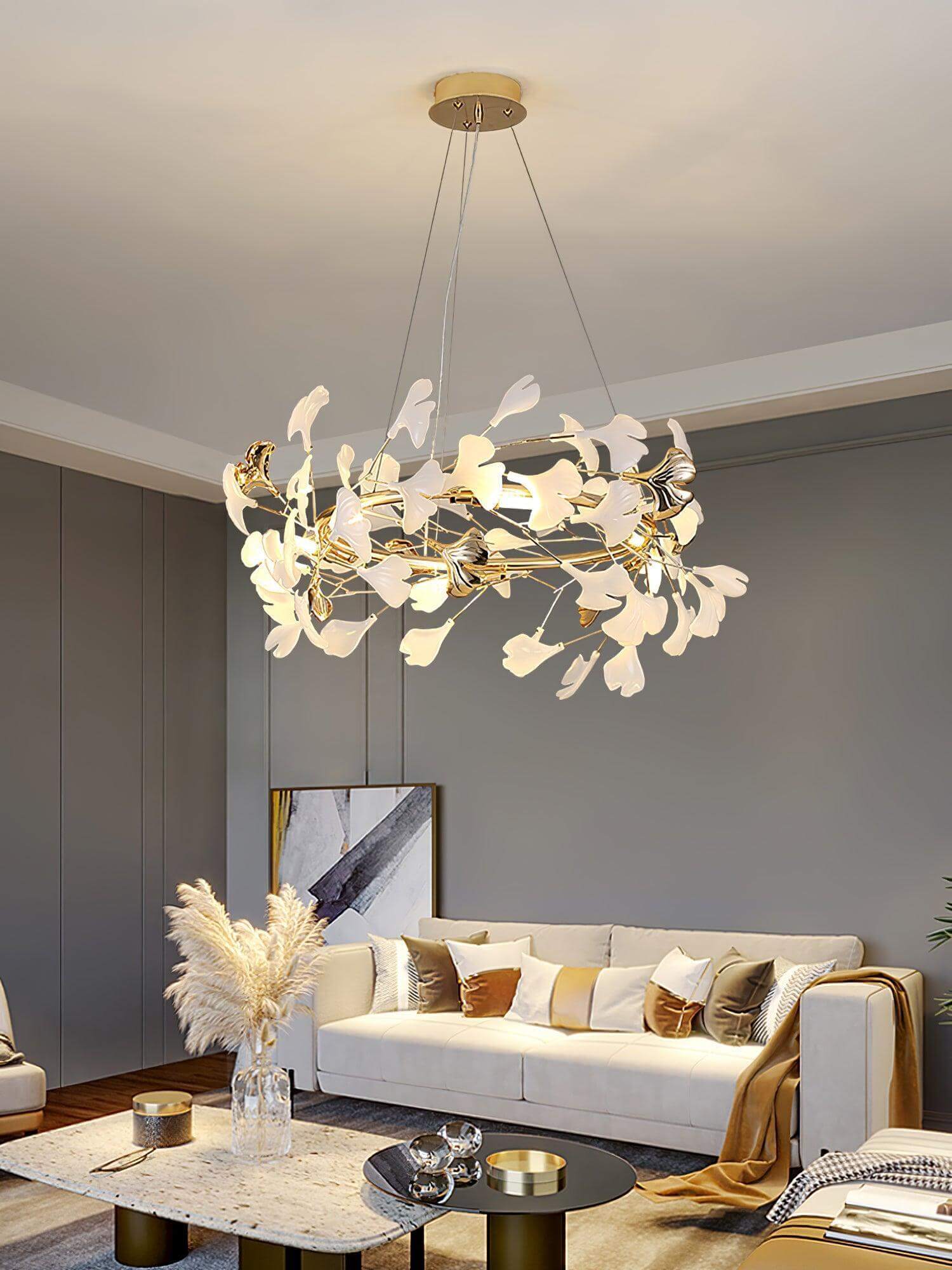 Gingko Chandelier Style E