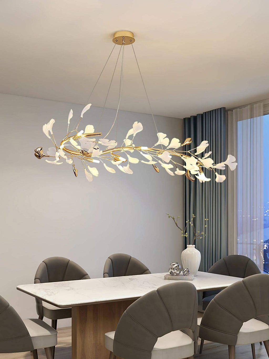 Gingko Chandelier Style E