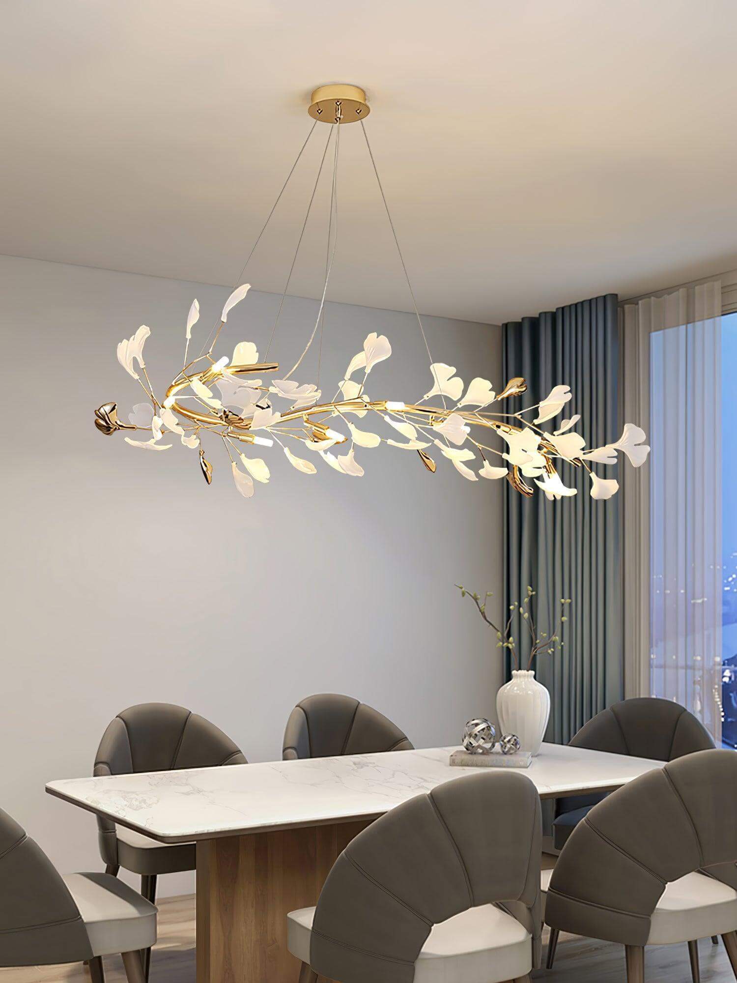 Gingko Chandelier Style E
