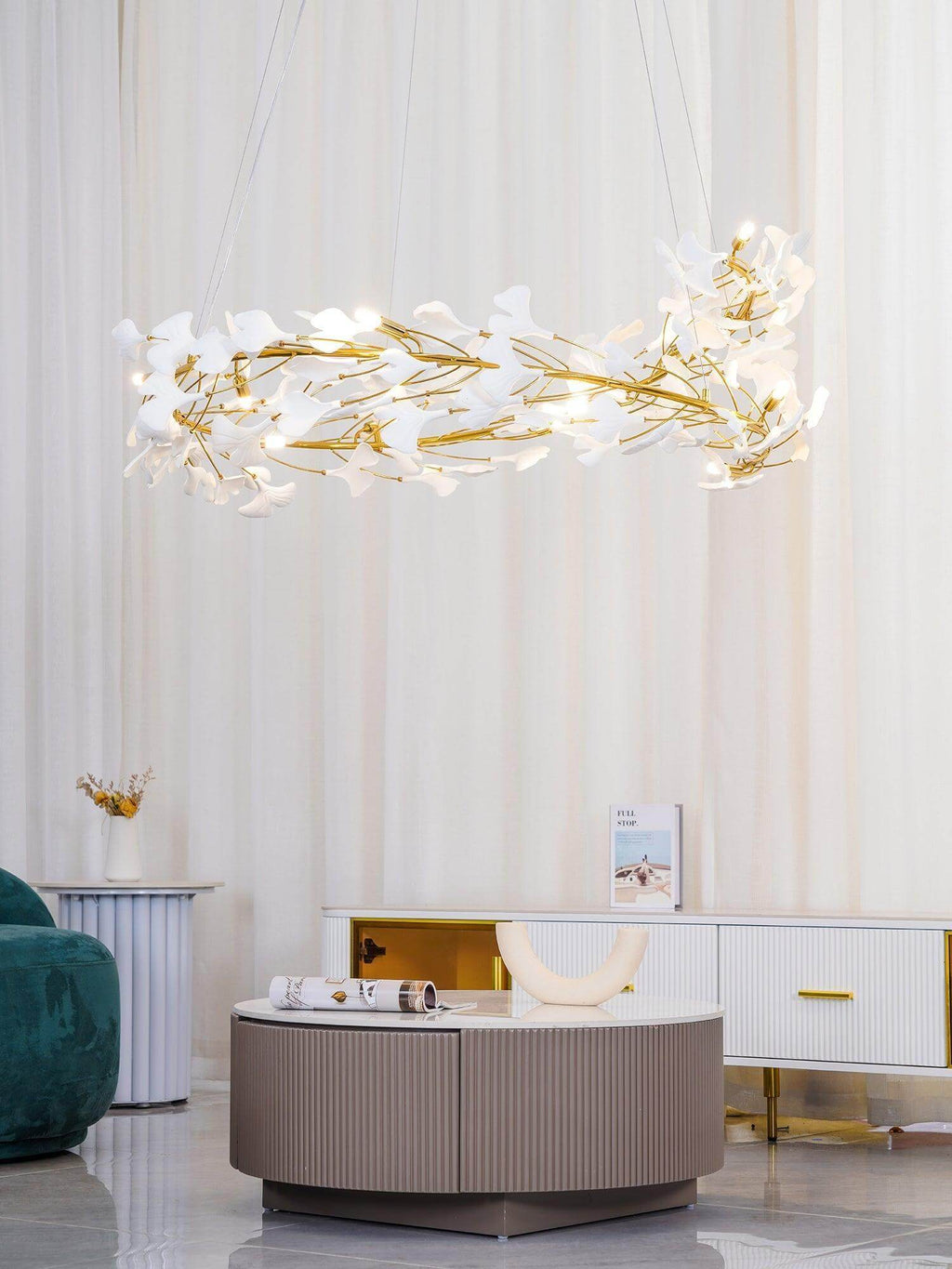 Gingko Chandelier Style E
