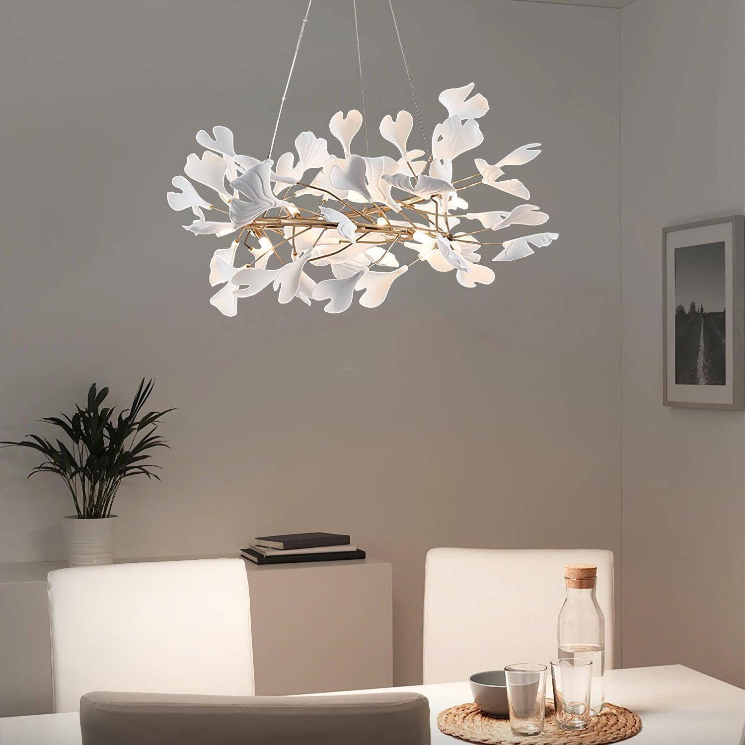 Gingko Chandelier Style E