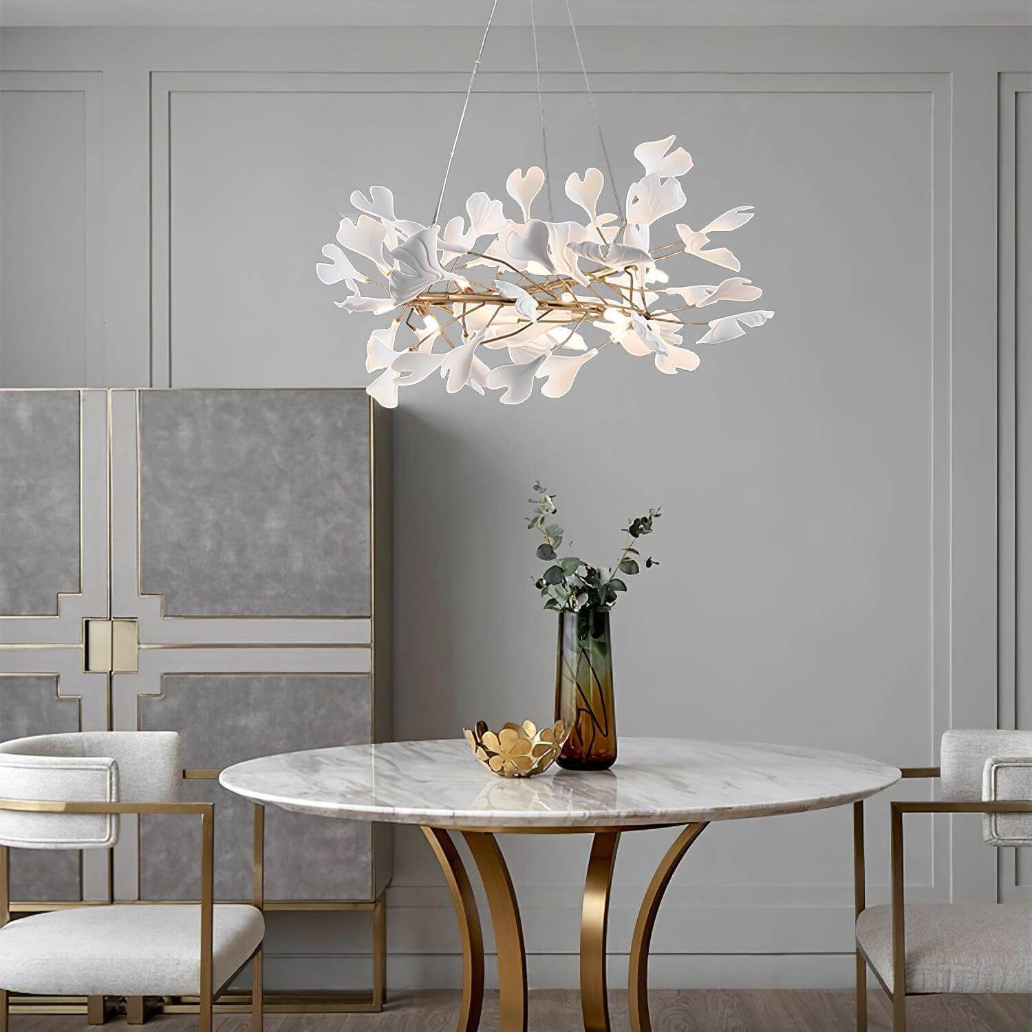 Gingko Chandelier Style E