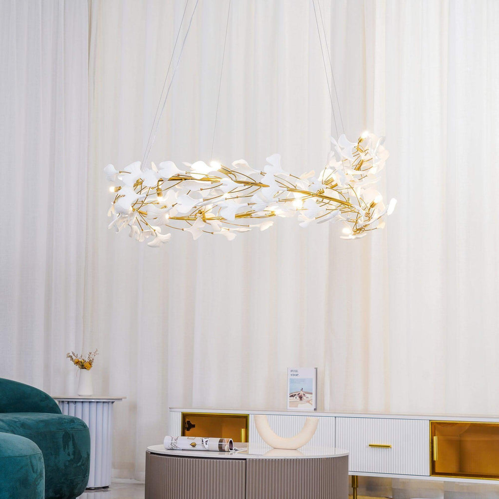 Gingko Chandelier Style E