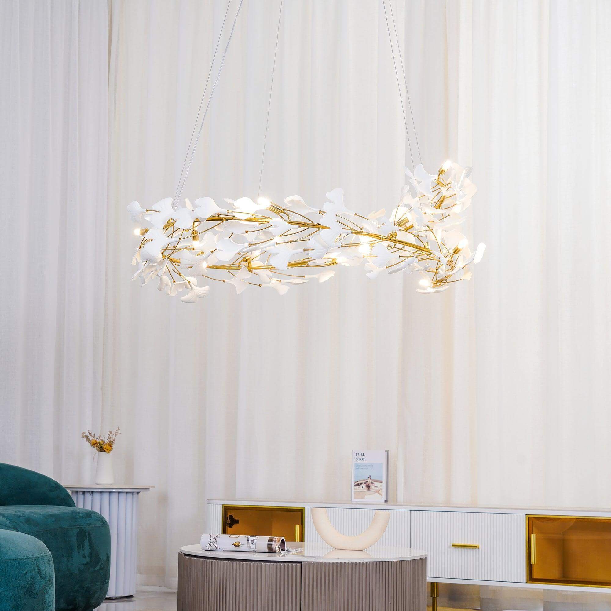 Gingko Chandelier Style E