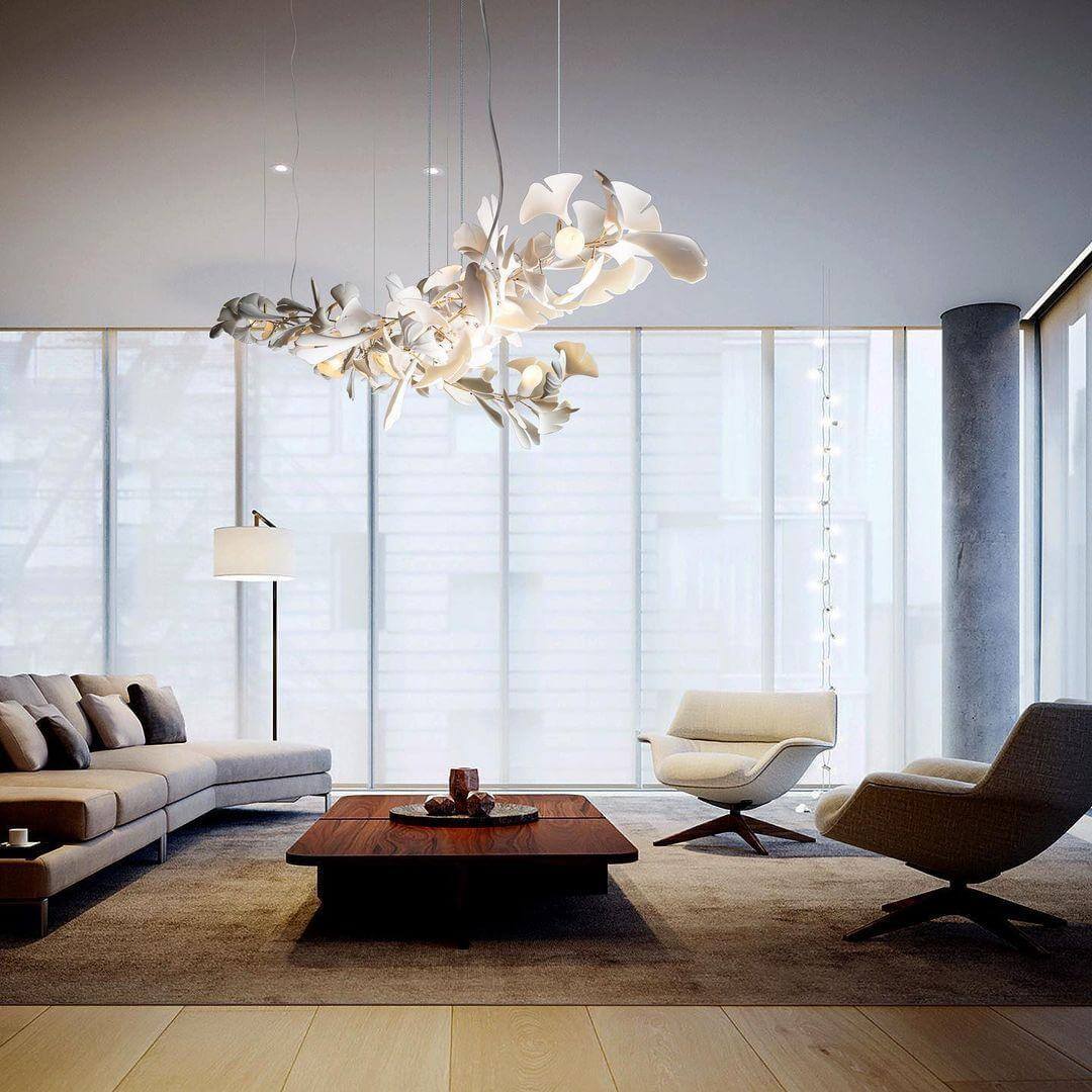 Gingko Chandelier Style I
