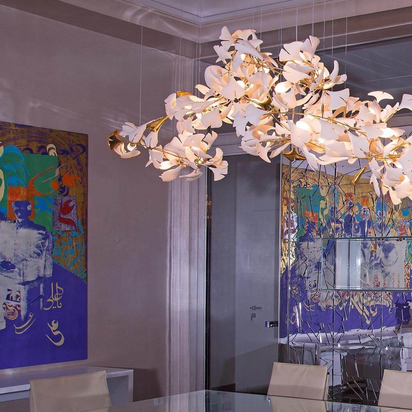 Gingko Chandelier Style I