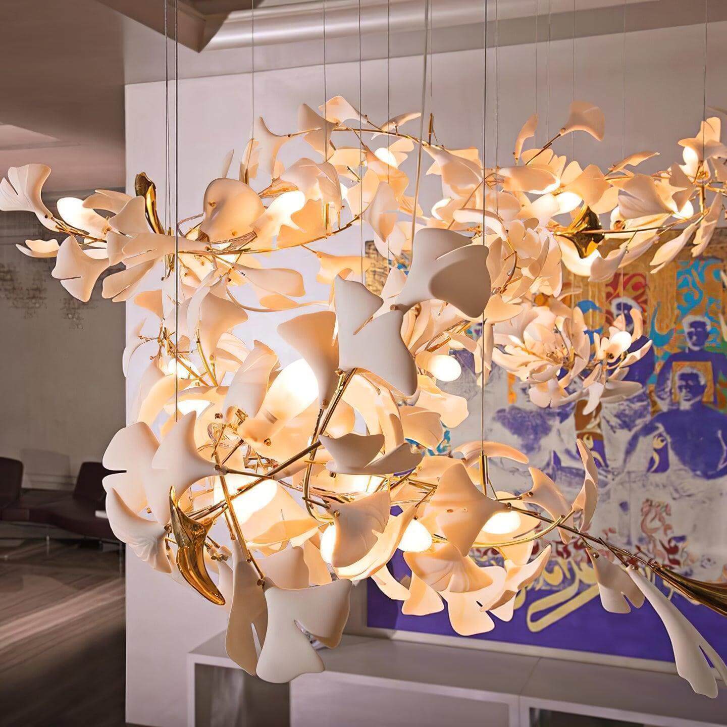 Gingko Chandelier Style I