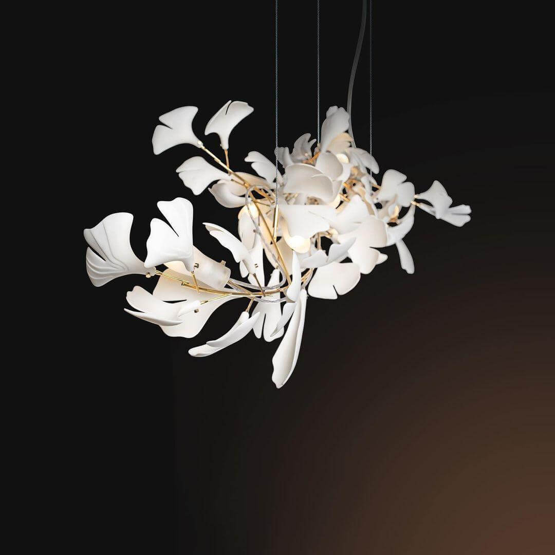 Gingko Chandelier Style I
