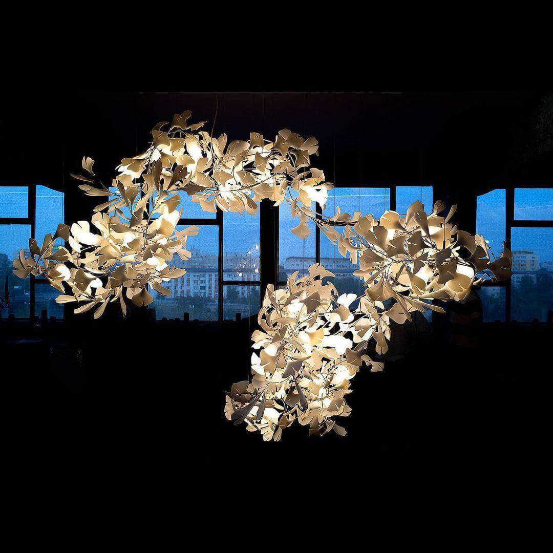 Gingko Chandelier Style I