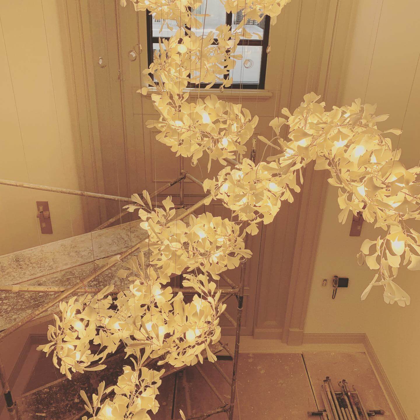 Gingko Chandelier Style I